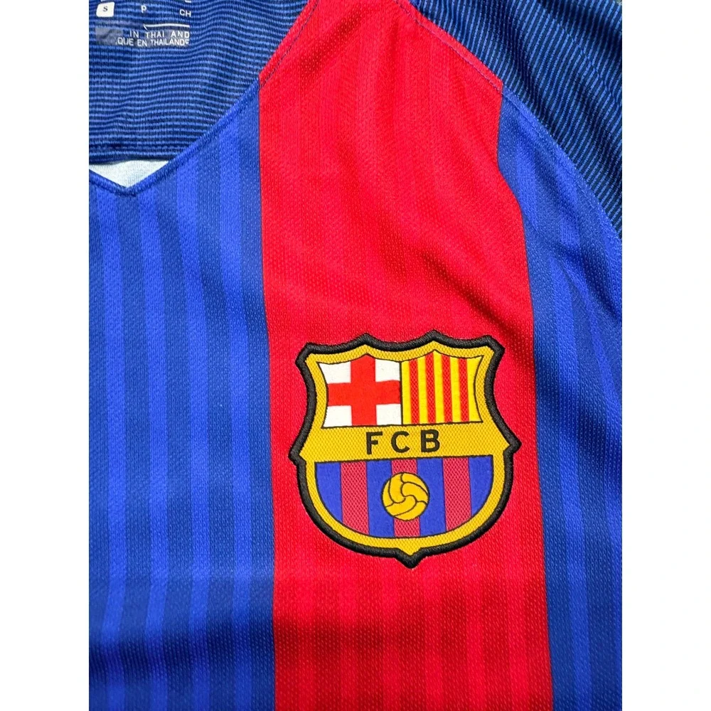 Nike FC Barcelona 2016 2017 Home Jersey Mens Small Blue Red Soccer Shirt Beko